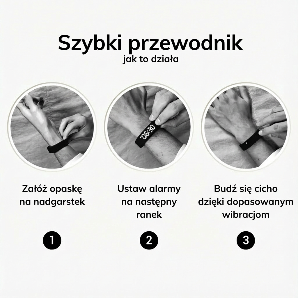 VortenBand - wielofunkcyjny cichy budzik